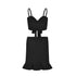 High waist ruffled hip wrap holiday skirt - ROUTINE FASHION